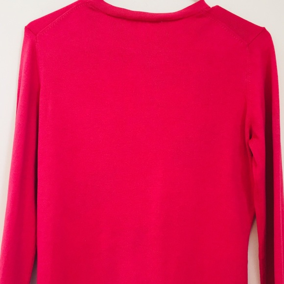 BANANA REPUBLIC Silk Pink Cardigan Sweater Size Small - Picture 6 of 11